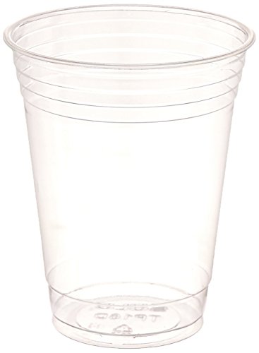 SOLO Cup Company -100 Company Plastic Party Cold Cups, 16 oz, Clear, 100 pack