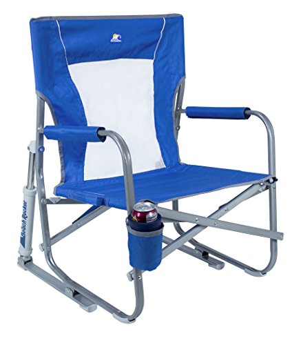 GCI Outdoor Waterside Beach Rocker Folding Beach Chair & Portable Rocking Chair