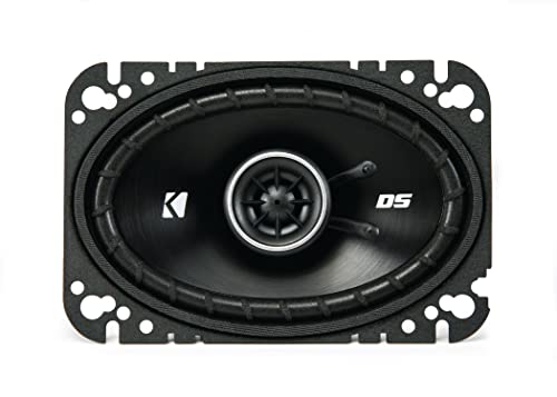 KICKER Pair New 43DSC4604 DSC460 120 Watt 4×6 2-Way Car Stereo Speakers DS460