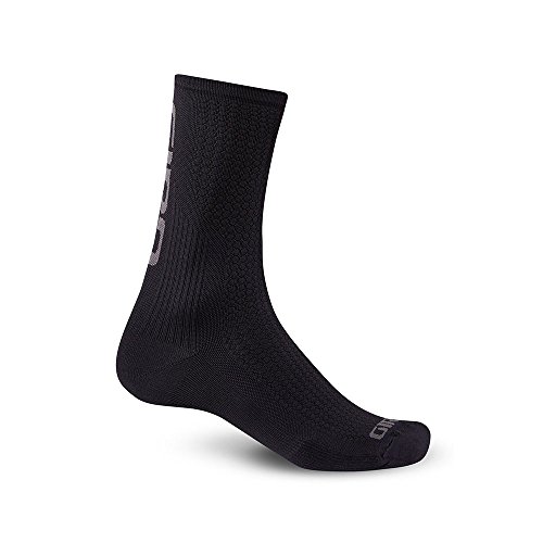 Giro HRc Team Adult Unisex Cycling Socks – Black/Dark Shadow (2021), X-Large