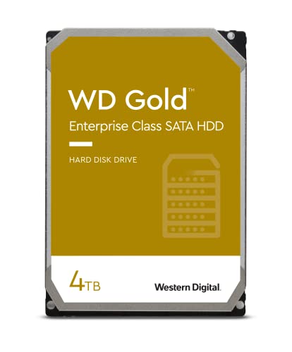 WD Gold 4TB Enterprise Class Hard Disk Drive – 7200 RPM Class SATA 6 Gb/s 128MB Cache 3.5 Inch – WD4002FYYZ