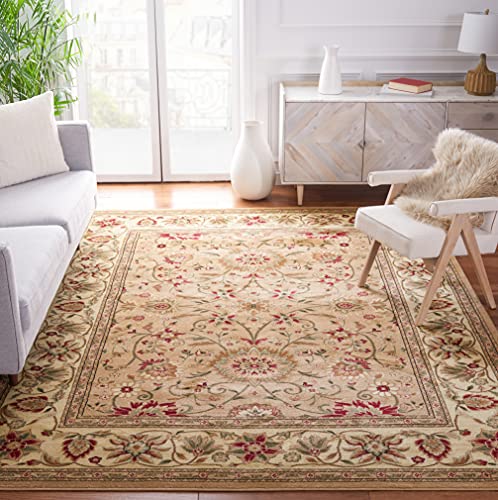 SAFAVIEH Lyndhurst Collection 10′ x 14′ Beige/Ivory LNH212D Traditional Oriental Non-Shedding Living Room Bedroom Dining Home Office Area Rug