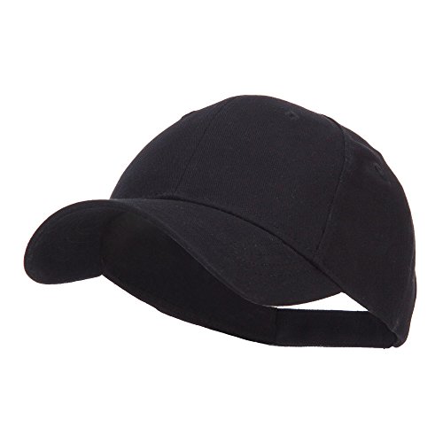 Youth Brushed Cotton Twill Low Profile Cap – Black OSFM, Black, Size One Size