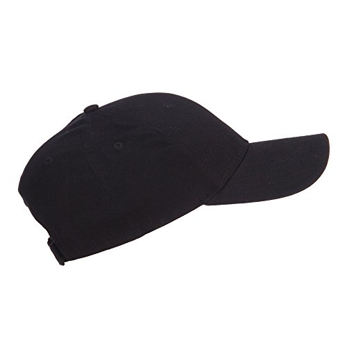 Youth Brushed Cotton Twill Low Profile Cap – Black OSFM, Black, Size One Size | The Storepaperoomates Retail Market - Fast Affordable Shopping