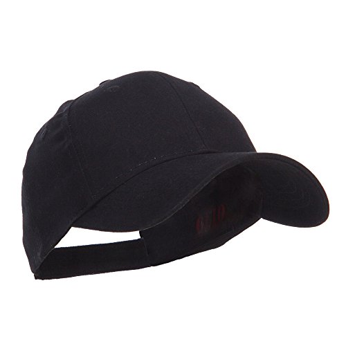 Youth Brushed Cotton Twill Low Profile Cap – Black OSFM, Black, Size One Size | The Storepaperoomates Retail Market - Fast Affordable Shopping