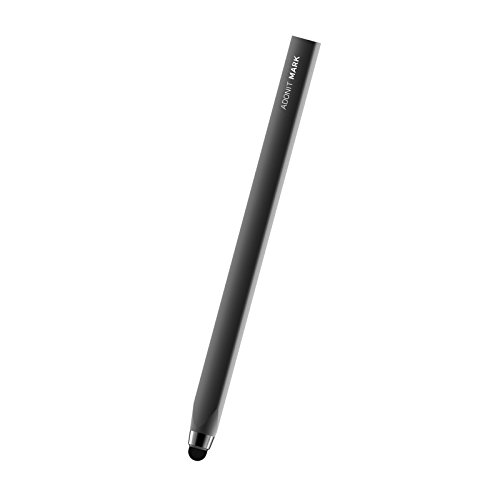Adonit Mark (Black) Aluminum Stylus Pens for Capacitive Touch Screen Tablets/Cell Phones (iPad, iPad Air, iPad Mini, iPhone, Kindle and All Android Devices)