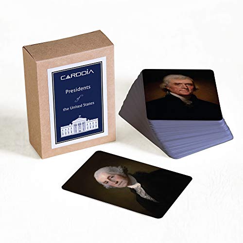 CARDDIA Presidents of The United States Flash Cards: from George Washington to Joe Biden
