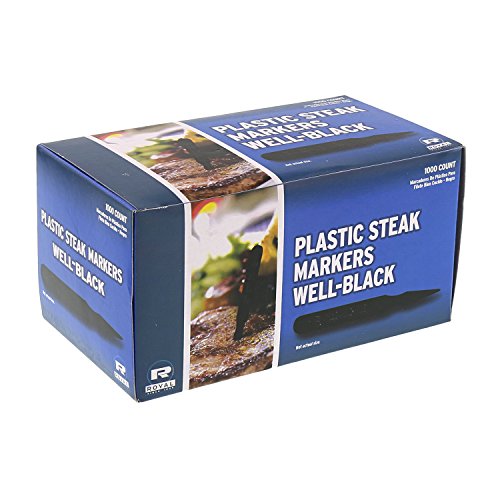 Royal Well Steak Marker-Black, Package of 1000 | The Storepaperoomates Retail Market - Fast Affordable Shopping