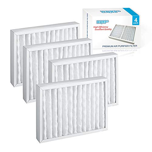 HQRP 4-Pack Air Cleaner Filter for Hunter HEPAtech 30060, 30061, 30126, 30128, 30135 models