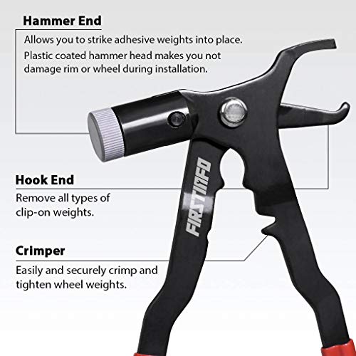FIRSTINFO Coated Wheel Balance Weight Plier Hammer Tool Tire Weight Removal Tool | The Storepaperoomates Retail Market - Fast Affordable Shopping
