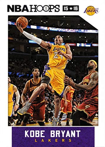 Kobe Bryant 2015 2016 Hoops NBA Basketball Series Mint Card 172 M (Mint)