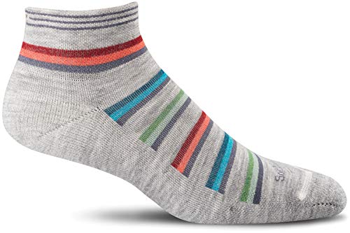 Sockwell Women’s Sport Ease Bunion Relief Sock, Grey – M/L