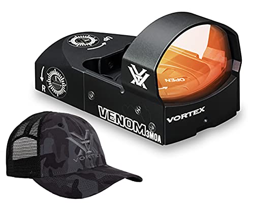 Vortex Optics Venom Red Dot Sight – 3 MOA Dot Hat
