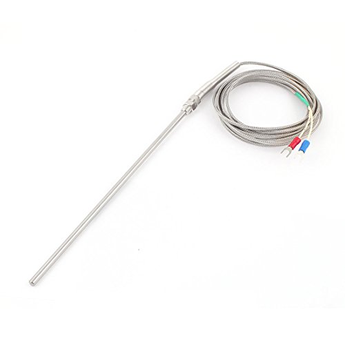 uxcell 10Ft Stainless Steel Probe K Type Sensor High Temperature Thermocouple