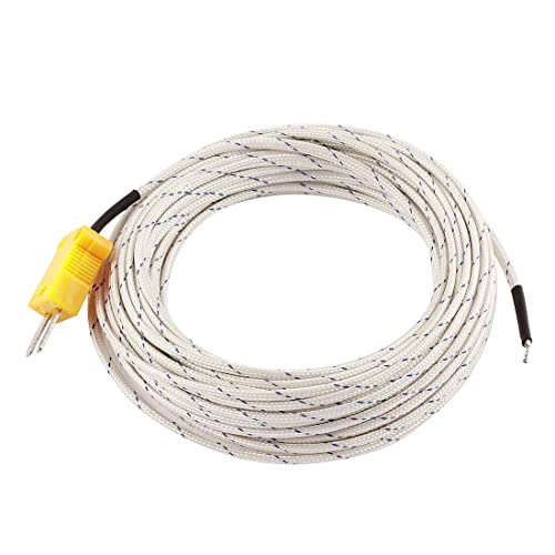 uxcell a15050400ux0361 K Type -50C to +180C Wire Lead Thermocouple Sensor Probe 10M 33ft