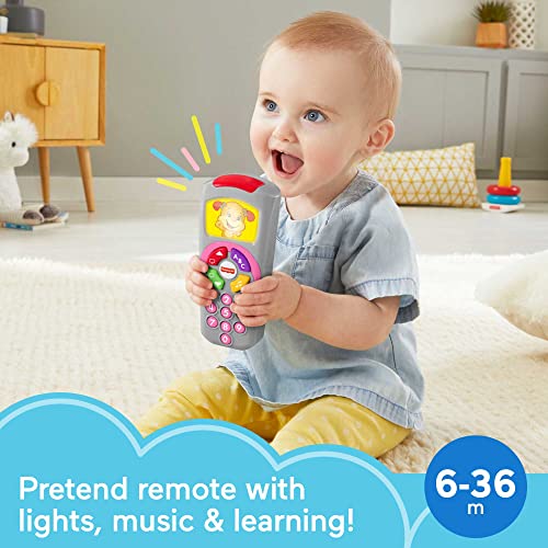 Fisher-Price Laugh & Learn Baby Learning Toy, Sis’S Remote Pretend Tv Control With Music And Lights For Ages 6+ Months | The Storepaperoomates Retail Market - Fast Affordable Shopping