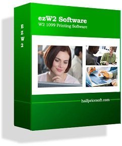 ezW2 2022: W2, W3, 1099-NEC & 1096 Printing Software (Small Business Version)