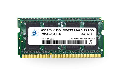 Adamanta 16GB (2x8GB) Apple Memory Upgrade Compatible with Late 2015 iMac 27″ Retina 5K Display DDR3/DDR3L 1867Mhz PC3L-14900 SODIMM 2Rx8 CL13 1.35v RAM DRAM