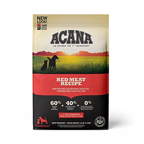 ACANA® Red Meat Recipe, Grain-free Dry Dog Food, 13 lb