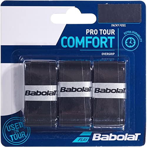 Babolat Men Pro Tour 3 Pack Tennis Grip Black One Size