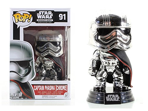 Star Wars Captain Phasma Chrome POP! Smugglers Bounty Exclusive 91