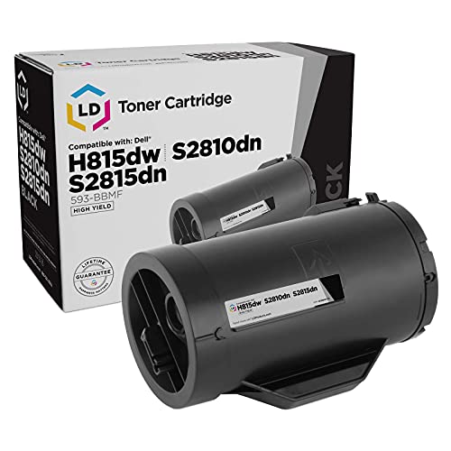 LD Products Compatible Toner Cartridge Replacement for Dell 593-BBMF 47GMH High Yield (Black) for use in Dell Laser: H815dw, S2810dn & S2815dn