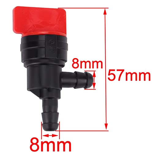 HIPA (Pack of 2) 1/4″ 90 Degree Fuel Shut Off Valve for 698181 494539 697944 Tecumseh 35857 | The Storepaperoomates Retail Market - Fast Affordable Shopping