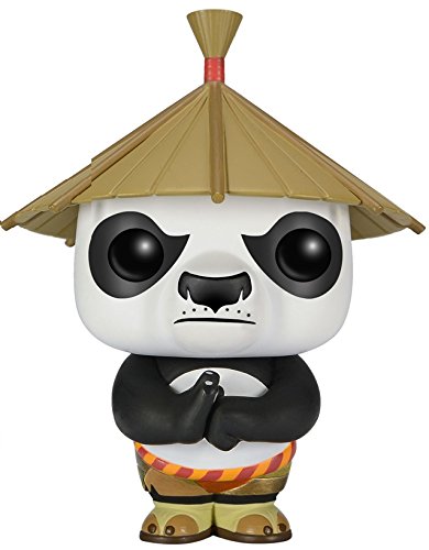 Funko POP Movies: Kung Fu Panda – Po with Hat Action Figure,Multicolor,3.75 inches