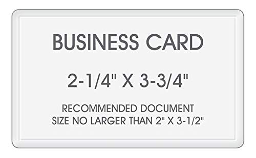 Best Laminating – 5 Mil Business Card Therm. Laminating Pouches – 2-1/4 x 3-3/4 (100 Pouches)