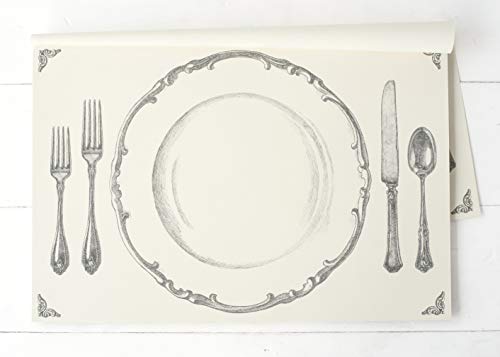 Hester & Cook Perfect Setting Paper Placemat, 24 Sheets American Made
