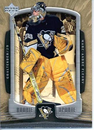 2004 Upper Deck Rookie Update Hockey Rookie Card (2004-05) #80 Marc-Andre Fleury