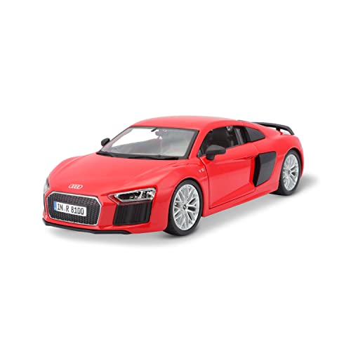 Maisto 1:24 Scale Audi R8 V10 Plus, Colors May Vary, Red