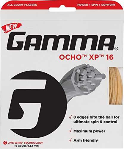 GAMMA unisex Ocho Xp 16 Nat, Natural, 16G – Single Set 40 Feet US