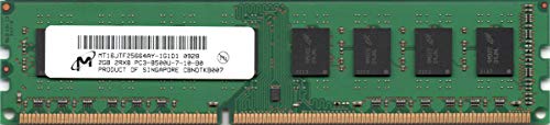 MICRON MT16JTF25664AY-1G1D1 2GB DESKTOP DIMM DDR3 PC8500(1066) UNBUF 1.5v 2RX8 240P 256MX64 128mX8 C