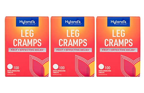 Hyland’s Relax Calf and Foot Cramps, 100 Tablets each (Value Pack of 3)