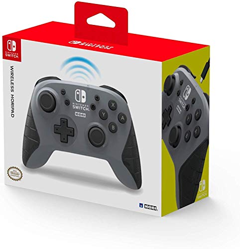 Nintendo Switch Wireless HORIPAD (Gray) by HORI – Officially Licensed by Nintendo