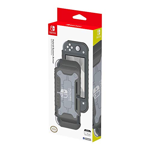 Nintendo Switch Lite Hybrid System Armor (Gray) by HORI – Officially Licensed by Nintendo
