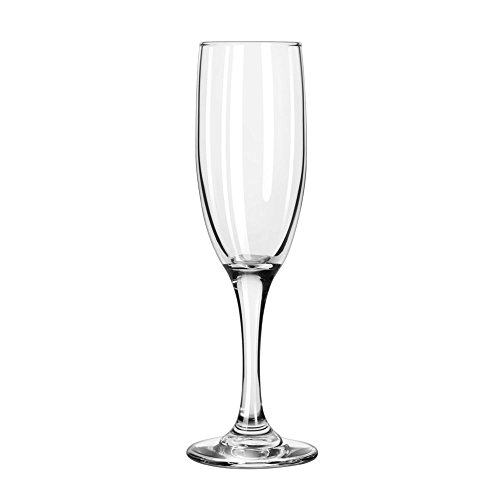 Libbey Glassware 3795 Embassy Flute, 6 oz. (Pack of 12)
