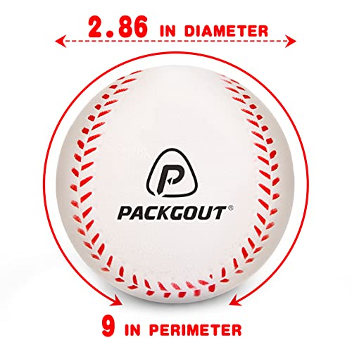 PACKGOUT Soft Baseballs 12 PCs Foam Baseballs for Kids Teenager Players Training Balls, Squishy Practice Baseballs for Hitting or Replacement Balls Soft Tballs | The Storepaperoomates Retail Market - Fast Affordable Shopping
