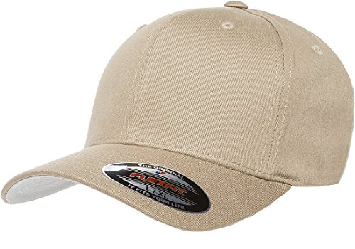 Flexfit Premium Original Hat Pros Fitted Hat Large/X-Large Khaki