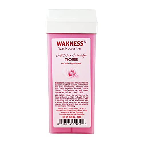 Wax Necessities Rose Soft Wax Cartridge 3.38 Ounces