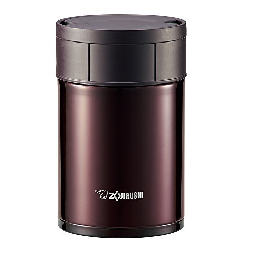 ZOJIRUSHI Stainless Steel Food Jar (450ml Capacity) Bordeaux SW-HB45-VD