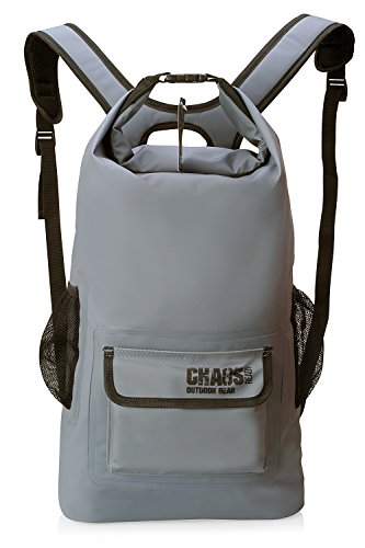 Chaos Ready Waterproof Dry Bag Backpack | Marine Dry Bag For Kayaking, Fishing, Hiking, Camping for Men and Women | Heavy Duty Travel Backpack For Fishing or Boat Stuff | Padded Shoulder Straps | 20l Capacity