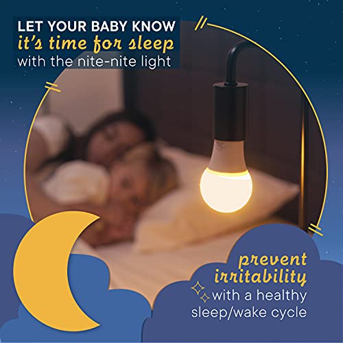 Nite-Nite Light Bulb. Natural Baby Sleep Aid. Promotes Healthy Sleeping Habits for Baby and Mother | Certified by The National Parenting Center. (e26 (Standard)) Pack of 1 (Pack of 1) | The Storepaperoomates Retail Market - Fast Affordable Shopping
