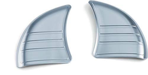 Kuryakyn 6978 Motorcycle Accent Accessory: Tri-Line Inner Fairing Cover Plates for 2014-19 Harley-Davidson Touring & Trike Motorcycles, Chrome, 1 Pair