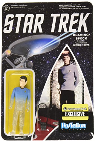 Star Trek: The Original Series Beaming Spock Reaction 3 3/4-Inch Retro Action Figure – Limited Edition