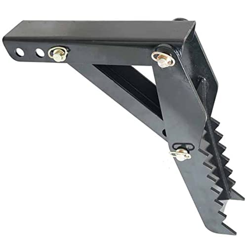 Titan Attachments 24″ Backhoe Thumb Hoe Clamp 1/2″ Steel Plate Assembly Weld On Adjustable Folding