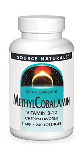 Source Naturals MethylCobalamin Vitmain B-12 Cherry-Flavored 1 MG 240 Lozenges