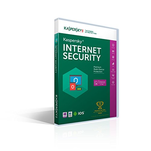 Kaspersky Internet Security 2016 | 5 Devices | 1 Year [Key Code]