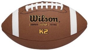 Wilson F1712B K2 Composite Leather Peewee Size Football (6-9 yo)